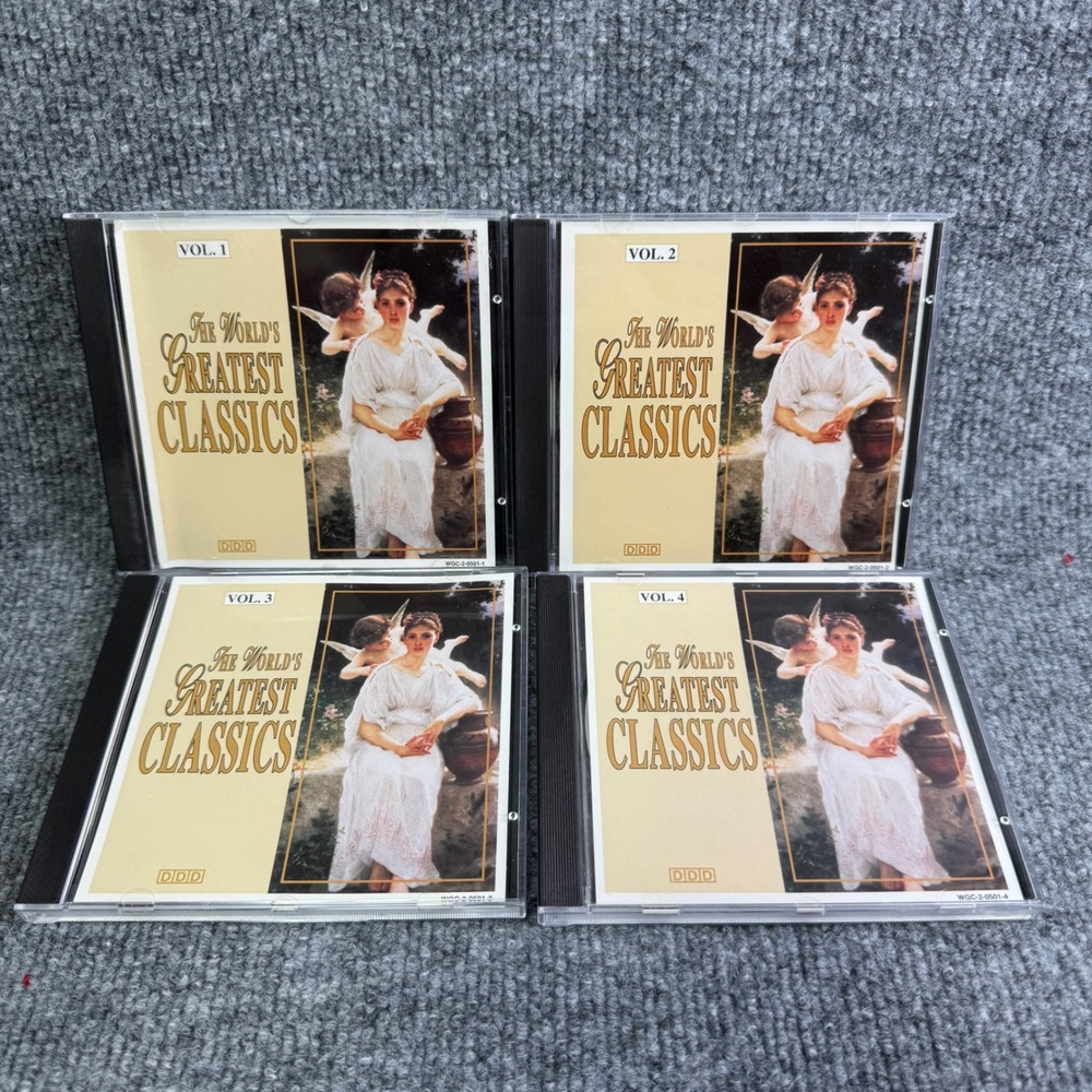 The World's Greatest Classics Vol 1-4 (CD Set 1993 Madacy Music Group) Classical